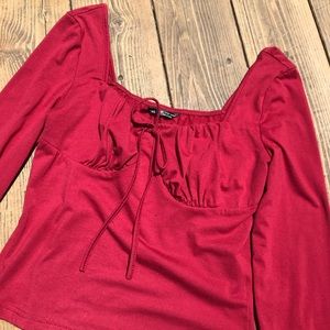 SHEIN Red Stylish Long Sleeve, Women’s L